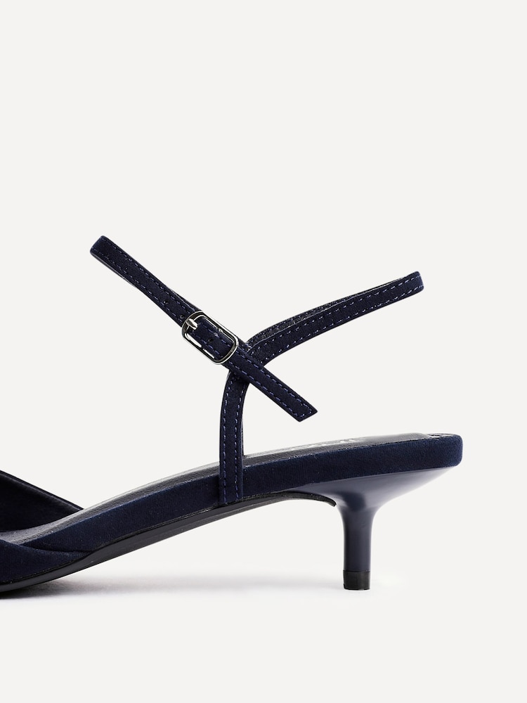 Linzi Blue Vogue Kitten Heel Courts - Image 5 of 5