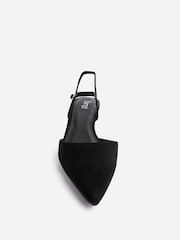 Linzi Black Vogue Kitten Heel Courts - Image 4 of 5