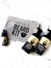 Personalised Fathers Day Beard Grooming Kit by Jonnys Sister - Image 1 of 1