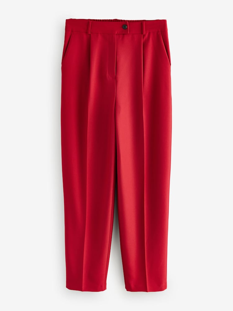 Red Tapered Leg Trousers - Image 1 of 1