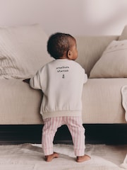 Ecru Sweatshirt and Leggings Baby 2 Piece Set (0mths-2yrs) - Image 2 of 18