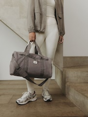 self. Taupe Brown Large Gym Bag - Image 1 of 7