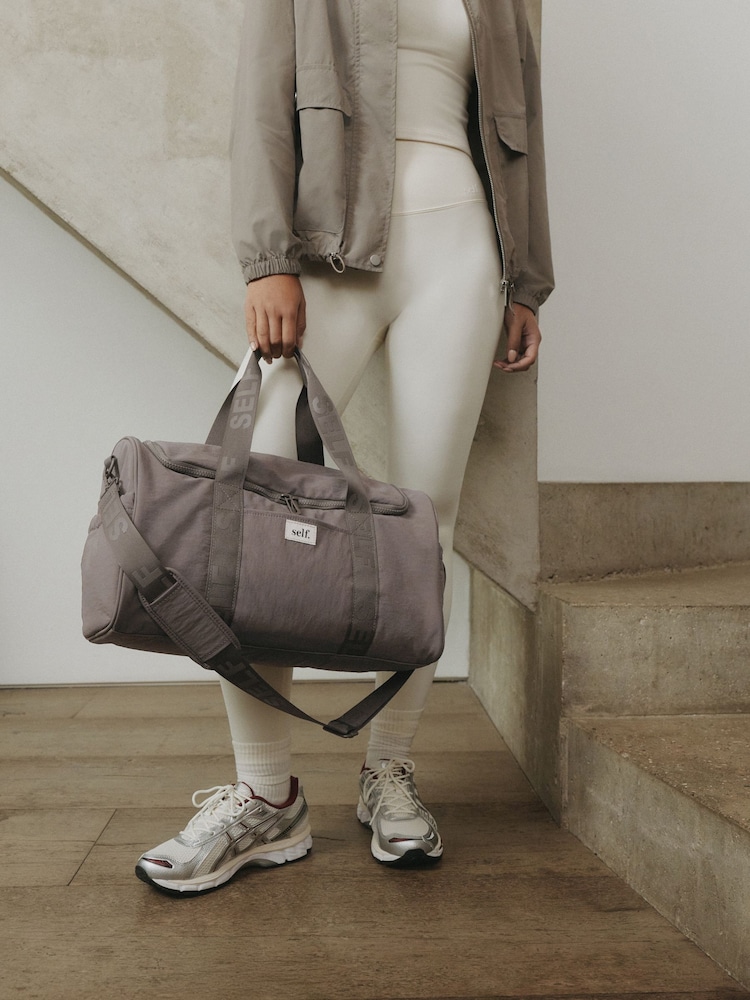 self. Taupe Brown Large Gym Bag - Image 1 of 7