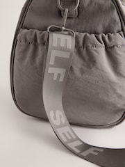 self. Taupe Brown Large Gym Bag - Image 6 of 7