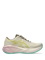 ASICS White/Gold Novablast 5 Running Trainers - Image 1 of 7