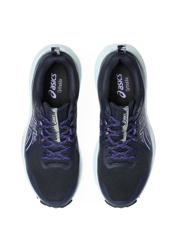 ASICS Navy/Purple Gel Sonoma 8 Trail Trainers - صورة 7 من 7