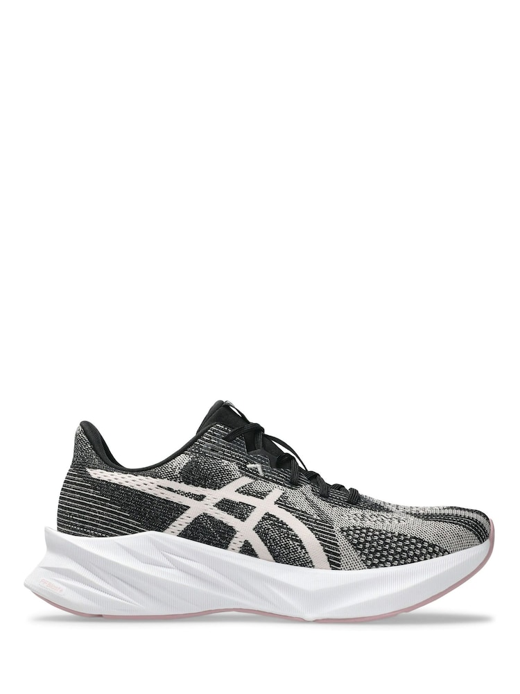 ASICS Black/Pink Dynablast 5 Running Trainers - Image 1 of 7 ASICS Black/Pink Dynablast 5 Running Trainers - Image 1 of 7