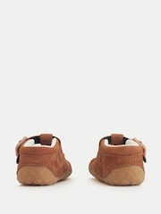 Start-Rite Babies Baby Jack T-bar Nubuck Leather Buckle Pre-Walkers Brown Shoes - Image 4 of 6