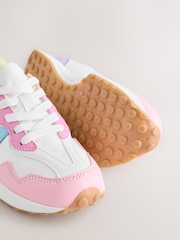Pastel Colourblock Lace Up Lifestyle Trainers - Image 5 of 7