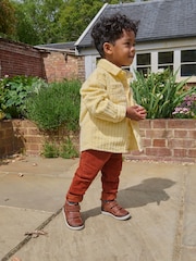 Start Rite Brown Rove Leather And Suede Double Rip Tape First Walking Boots - Image 7 of 8