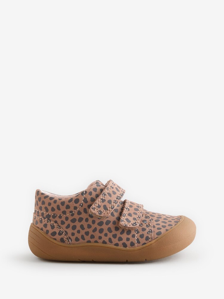 Start-Rite Girls Nude Scoot Closed Double Rip Tape Nubuck Trainers Inspired First Shoes - Image 1 of 1 Start-Rite Girls Nude Scoot Closed Double Rip Tape Nubuck Trainers Inspired First Shoes - Image 1 of 1