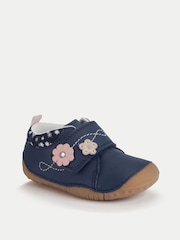 Start-Rite Baby Girls Blue Lila Rip Tape Closed Pre Walkers - Image 3 of 6