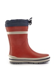 Start-Rite Red Little Puddle Toddler Slip-on Waterproof Wellies - Image 2 of 5