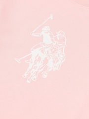 U.S. Polo Assn Pink Graphic Boxy Sweat & Legging Set - Image 10 of 11