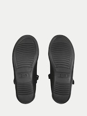 Start-Rite Novel Leather T-bar Rip Tape Girls Dual Fit School Black Shoes - Image 6 of 6