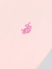 Rosa - U.S. Polo Assn. Girls Double Horsemen Mixed Cap Sleeve T-Shirts 2 Pack - Imagen 9 de 11