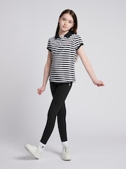 U.S. Polo Assn. Black Elastic Waistband Leggings - Image 3 of 7