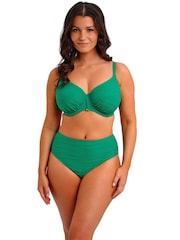 Fantasie Green Beach Waves High Waist Bikini Briefs - Image 1 of 5