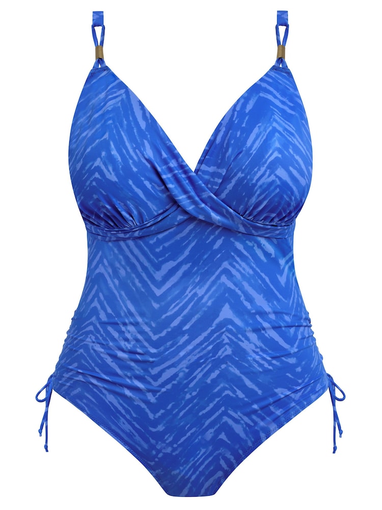 Fantasie Blue Punta Mita Underwire Plunge Swimsuit - Image 4 of 4