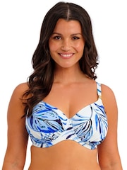 Fantasie White Full Cup Kefalonia Underwire Gathered Full Cup Bikini Top - Image 3 of 5