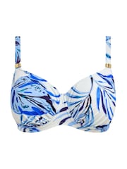 Fantasie White Full Cup Kefalonia Underwire Gathered Full Cup Bikini Top - Image 5 of 5