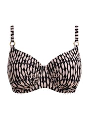 Fantasie Black Shell Bay Underwire Gathered Full Cup Bikini Top - Image 4 of 4