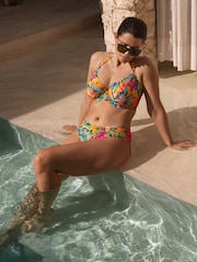 Fantasie Orange Sunset Reef Mid Rise Bikini Briefs - Image 1 of 6