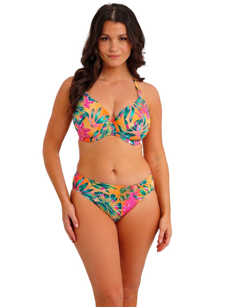 Fantasie Orange Sunset Reef Mid Rise Bikini Briefs - Image 2 of 6