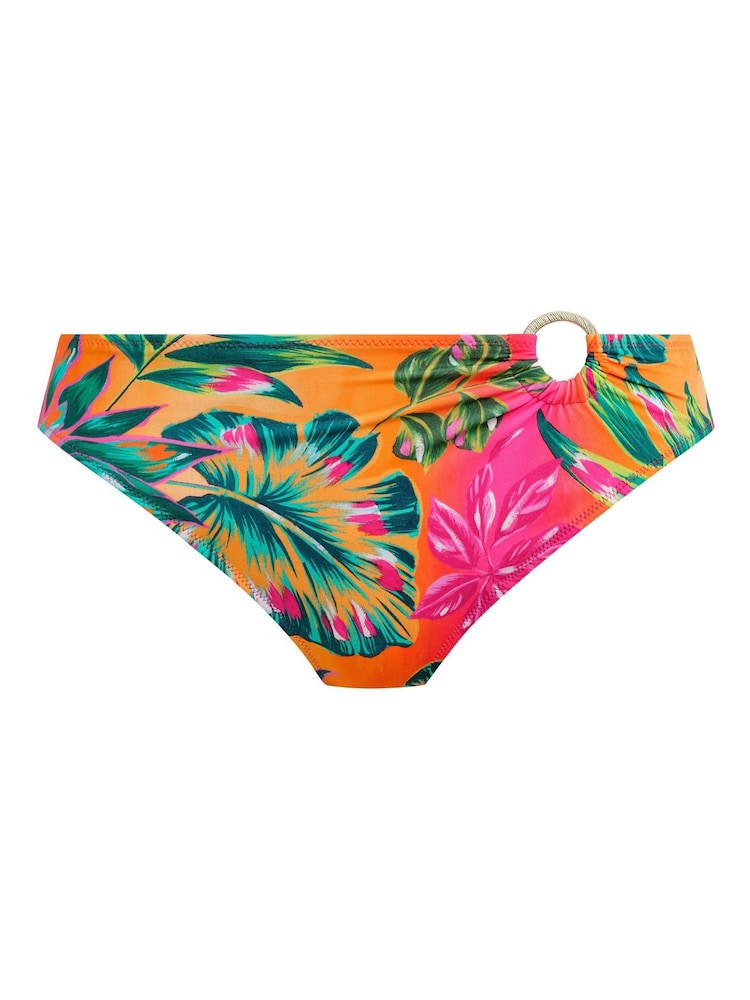 Fantasie Orange Sunset Reef Mid Rise Bikini Briefs - Image 6 of 6