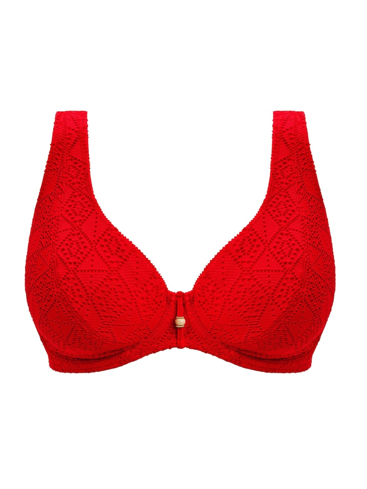 Freya Red Nomad Nights Underwire High Apex Bikini Top - Image 5 of 5