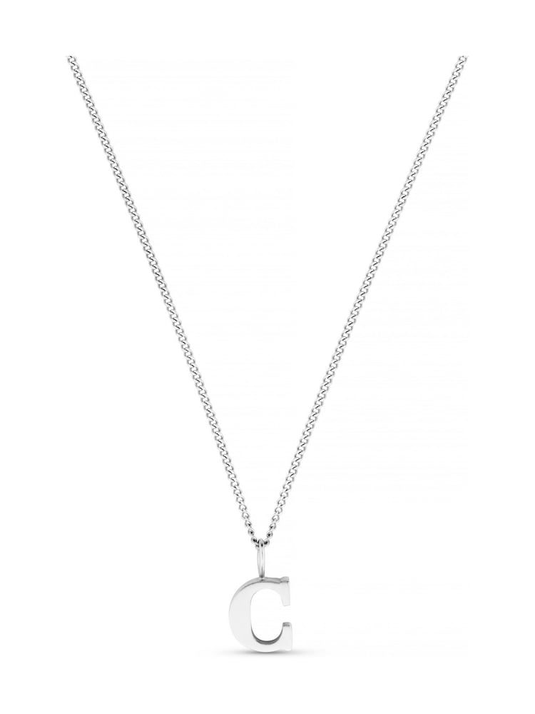 Orelia Luxe Gold Tone C Initial Waterproof Necklace with Giftbox - Image 1 of 3