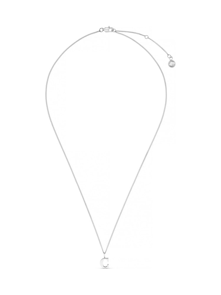 Orelia Luxe Gold Tone C Initial Waterproof Necklace with Giftbox - Image 2 of 3