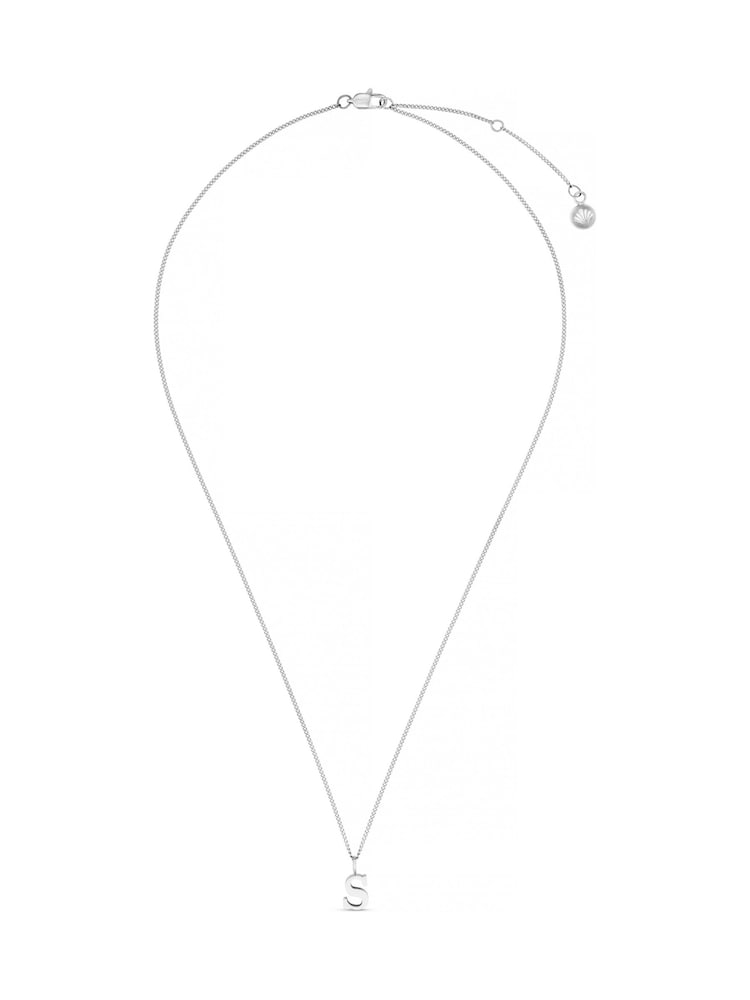 Orelia Luxe Gold Tone S Initial Waterproof Necklace with Giftbox - Image 2 of 3