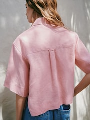 Dusty Pink N. Premium Short Sleeve Shirt - Image 5 of 9