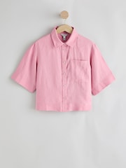 Dusty Pink N. Premium Short Sleeve Shirt - Image 7 of 9