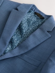 Blue Skinny Fit Suit Jacket (3-16yrs) - Image 3 of 4