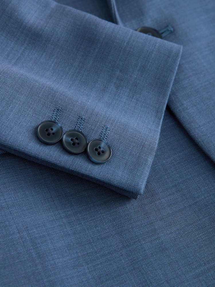 Blue Skinny Fit Suit Jacket (3-16yrs) - Image 4 of 4