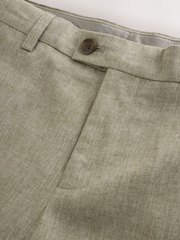 Verde kaki - Linen Blend Suit Trousers (3-16yrs) - Imaginea 7 din 10