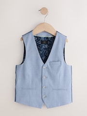 浅蓝色格纹 - 马甲（12个月-16年） - 9的图像6｝