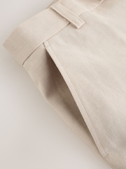 Bej neutru - Linen Blend Suit Trousers (3-16yrs) - Imaginea 10 din 10