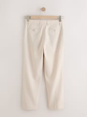 Bej neutru - Linen Blend Suit Trousers (3-16yrs) - Imaginea 6 din 10