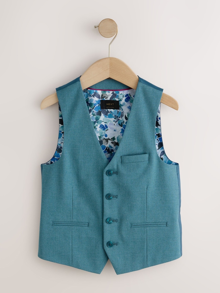 茶蓝色 - 马甲（12个月-16年） - 4的图像1｝