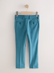 Teal Blue Suit Trousers (3-16yrs) - Image 2 of 5