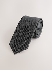 Black Glitter Tie (3-16yrs) - Image 2 of 4