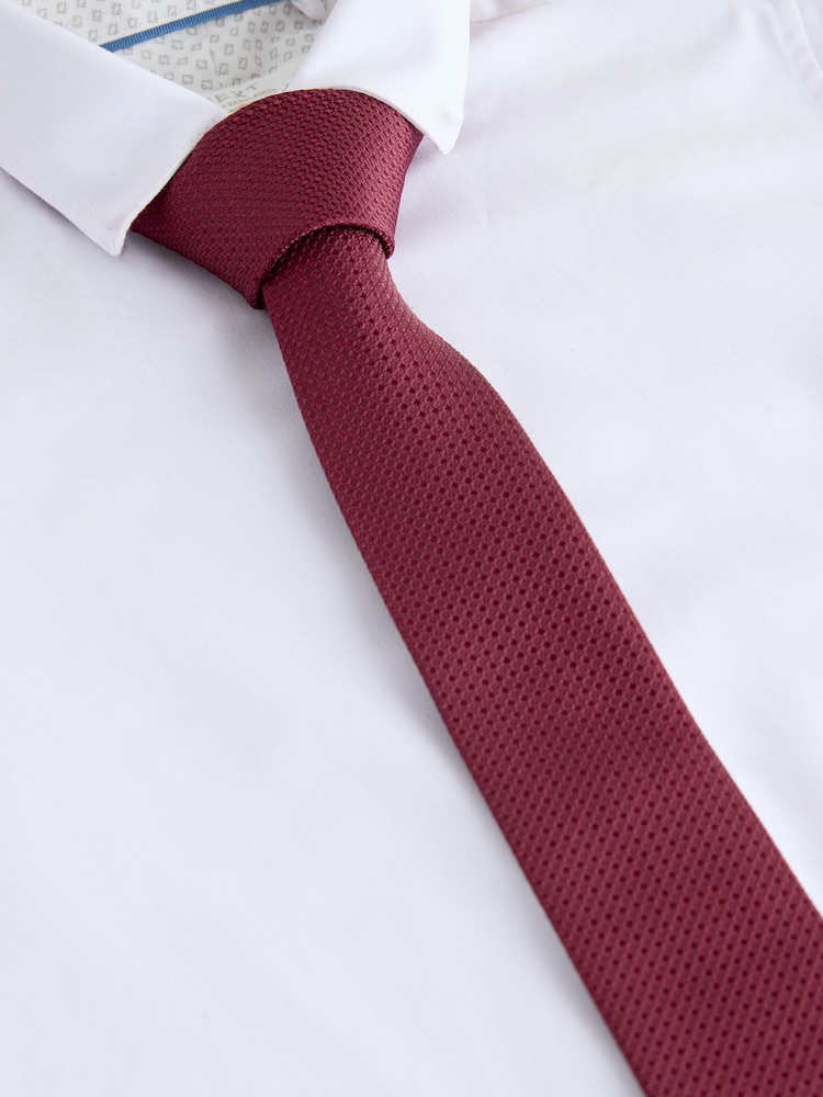 Burgundy Tie (3-16yrs) - Image 4 of 4 Burgundy Tie (3-16yrs) - Image 4 of 4