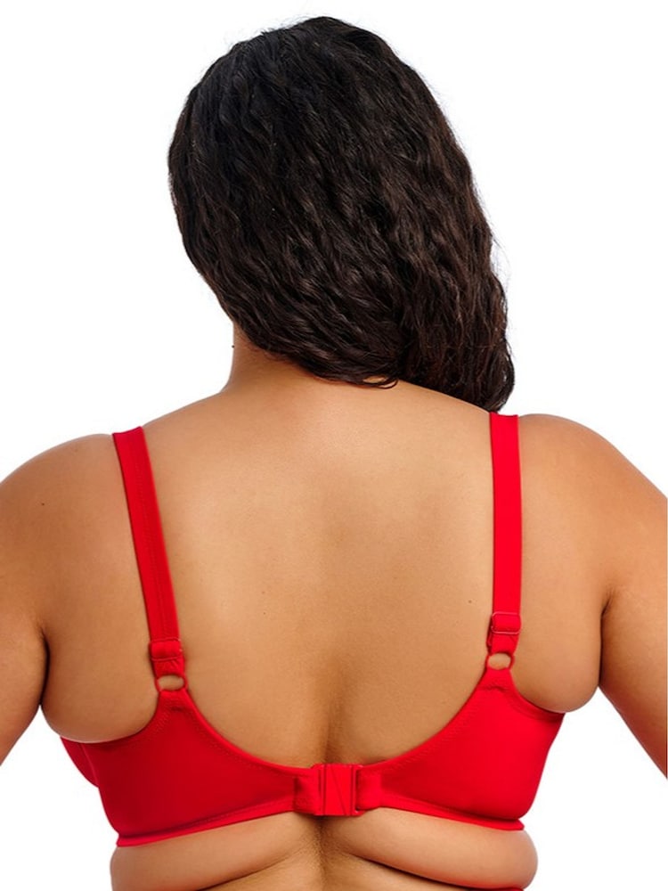 Elomi Red Plain Sailing Underwire Plunge Bikini Top - Image 2 of 5