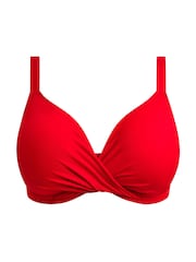 Elomi Red Plain Sailing Underwire Plunge Bikini Top - Image 5 of 5