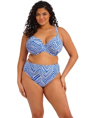 Elomi Blue Fiji Falls Underwire Plunge Bikini Top - Image 1 of 5