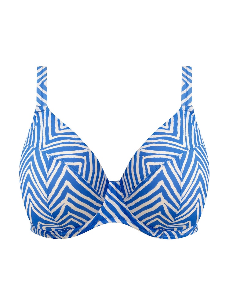 Elomi Blue Fiji Falls Underwire Plunge Bikini Top - Image 5 of 5 Elomi Blue Fiji Falls Underwire Plunge Bikini Top - Image 5 of 5