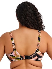 Elomi Black Ocean Avenue Underwire Plunge Bikini Top - Image 3 of 4